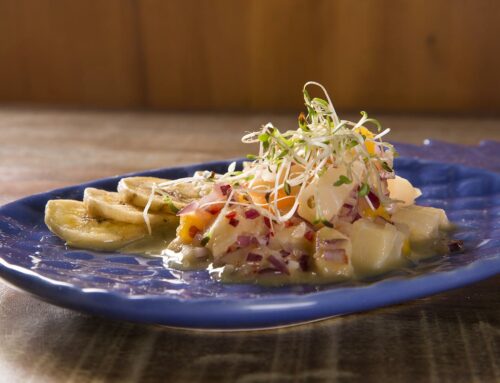 Ceviche de rougets créoles